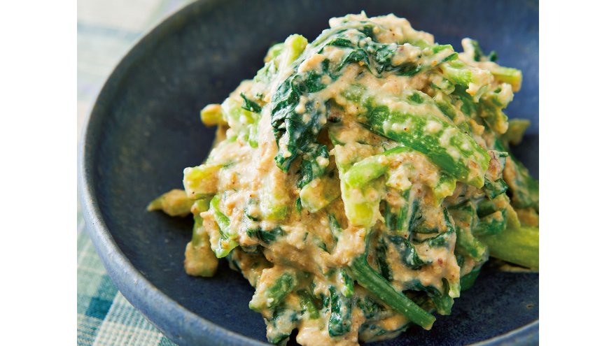 小松菜のカンタン白あえ