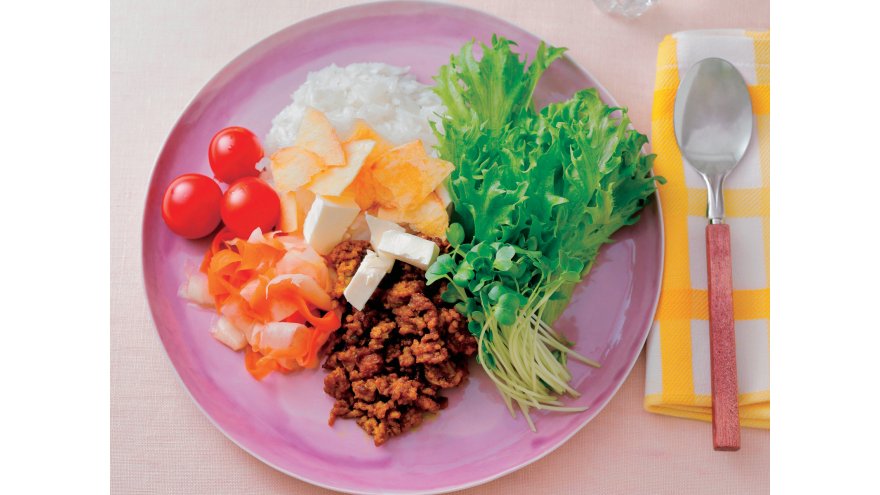 野菜たっぷり！梅風味ドライカレー