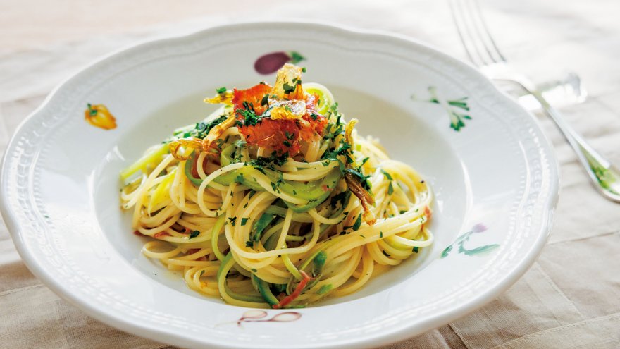 アスパラガスのパスタ