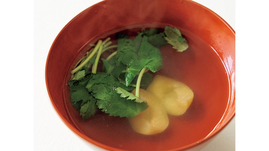 青梅のお吸い物