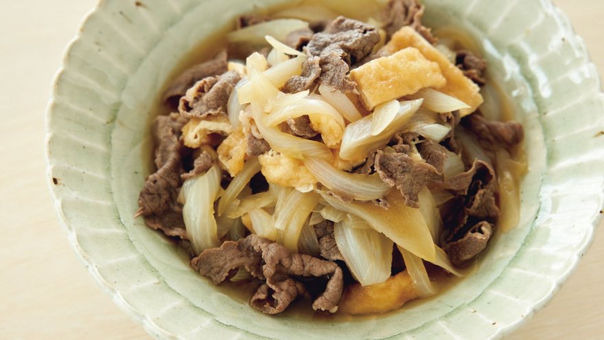 牛肉とたまねぎのあっさり煮