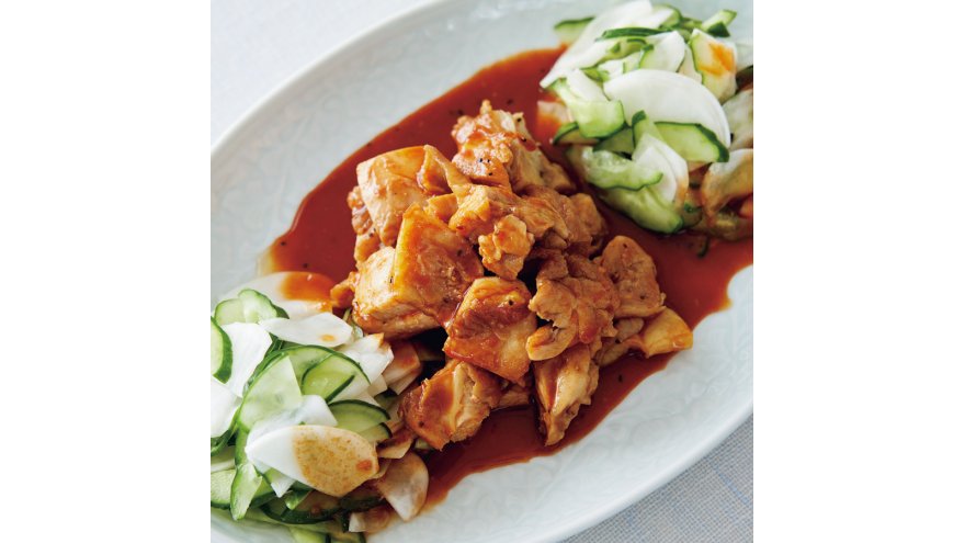 鶏肉のコチュジャン酢