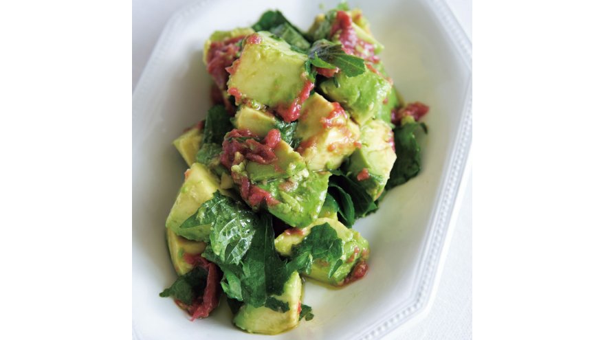 アボカドの梅あえ