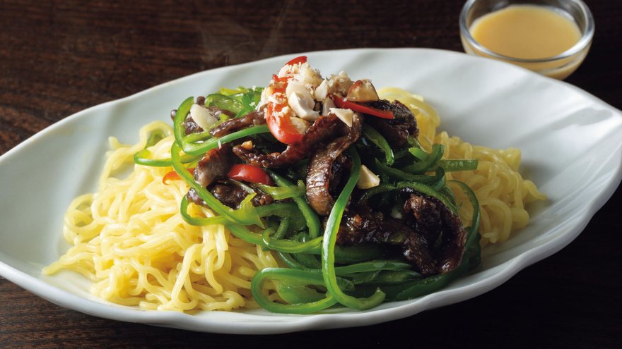 チンジャオロースー混ぜそば