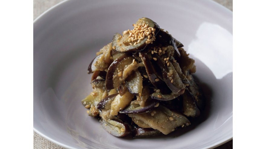 なすのごま炒め