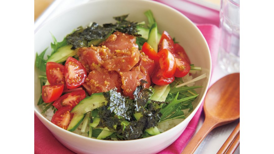 まぐろユッケ丼