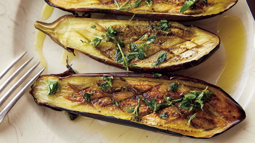 なすのハーブ焼き