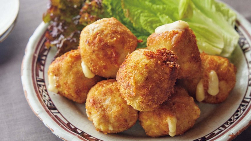 トマトチーズ肉巻きフライ