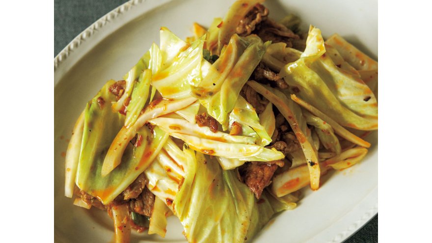 キャベツと豚肉の炒め物