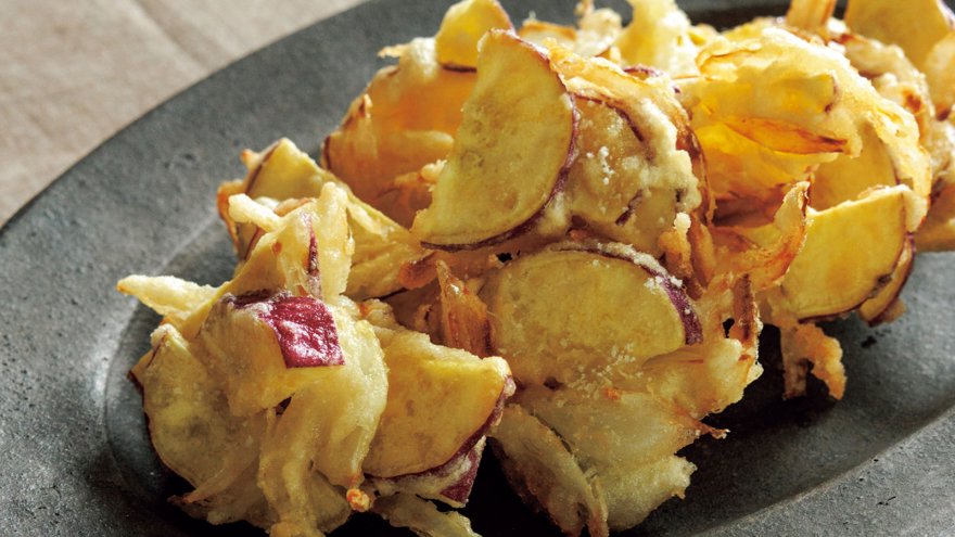 さつまいものかき揚げ