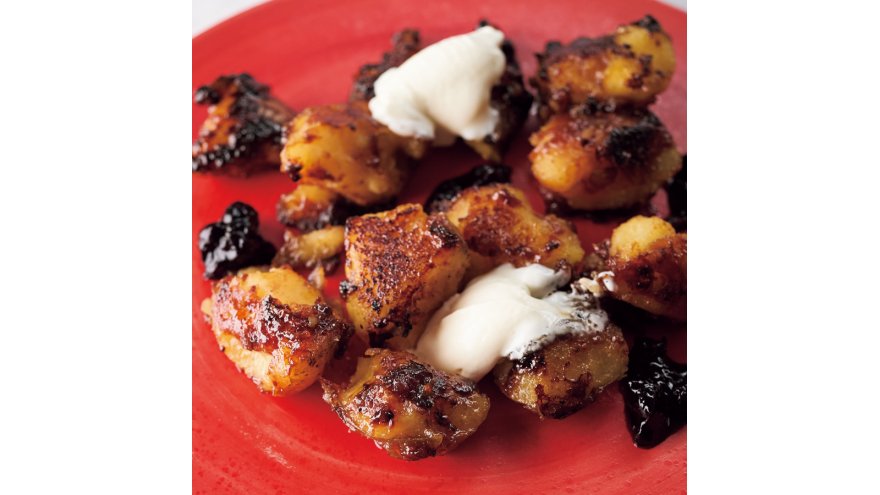 みそじゃがのブルーベリーサワークリーム