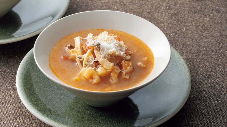 いろいろきのこと野菜のスープ