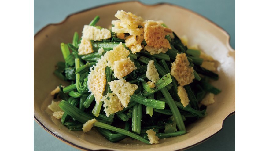 ほうれんそうのカリカリチーズのせ