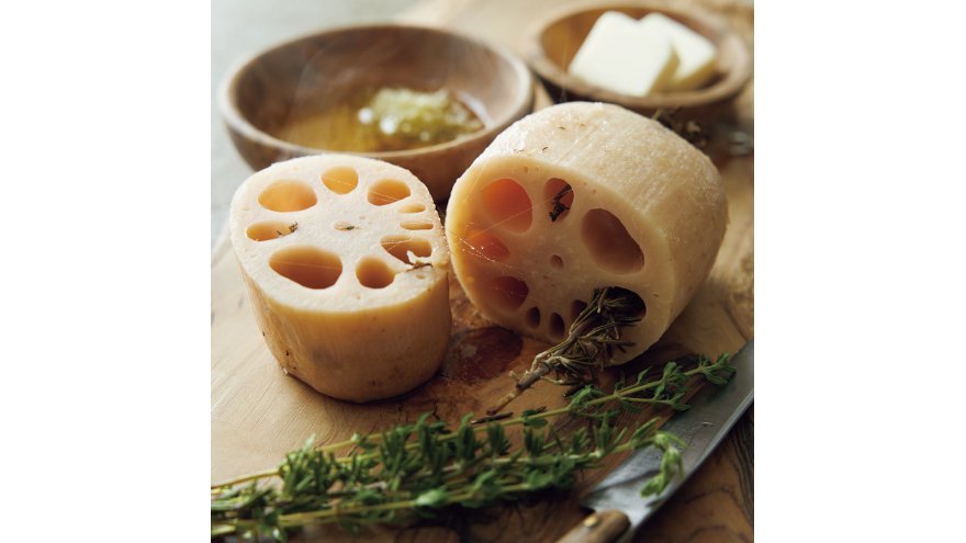 れんこんの包み焼き