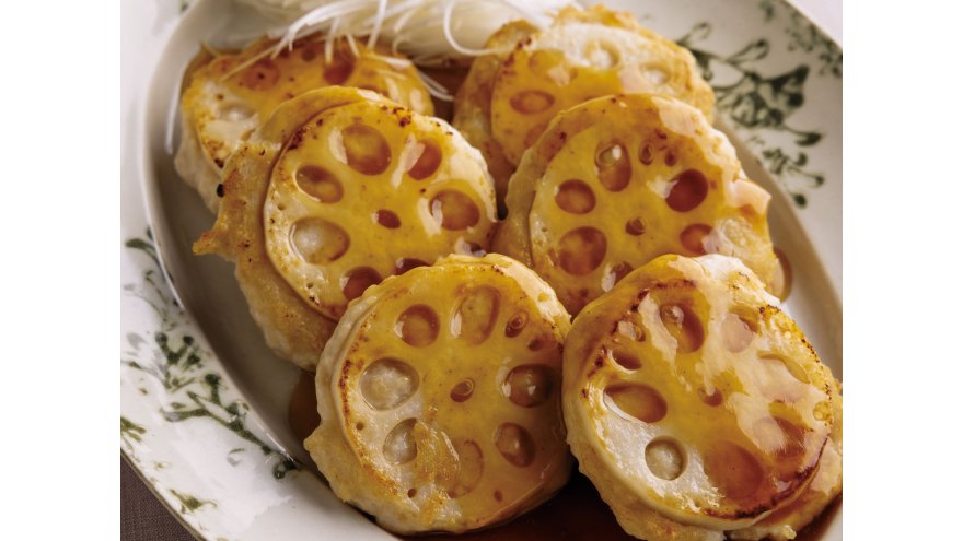 れんこんの豆腐ハンバーグ