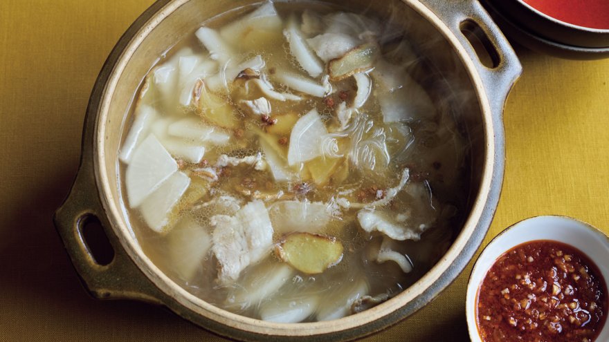 しょうがと豚肉のスープ