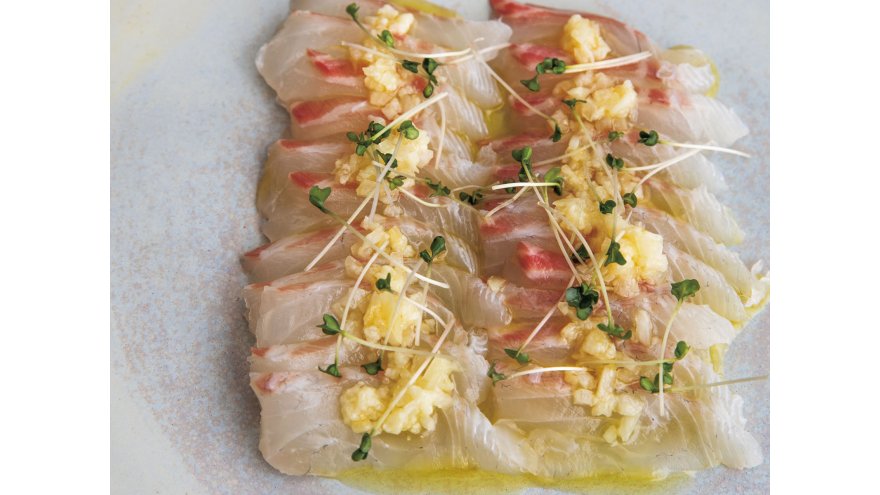 レモン麹カルパッチョ