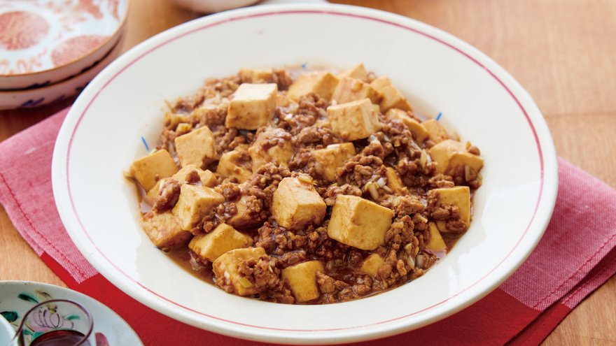 水炒めのマーボー豆腐