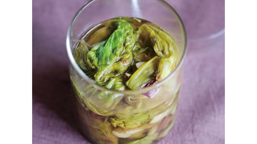 ふきのとうの甘酢漬け