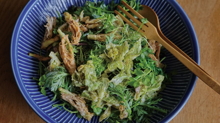 ふきのとうの香りサラダ