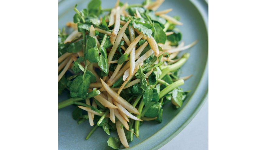 新ごぼうとクレソンのサラダ