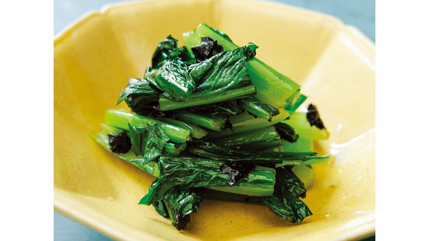 小松菜とのりのナムル