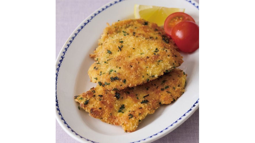 チキンのハーブパン粉焼き