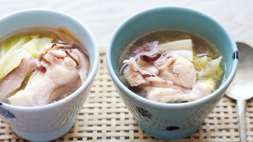 春キャベツと新しょうがのスープ