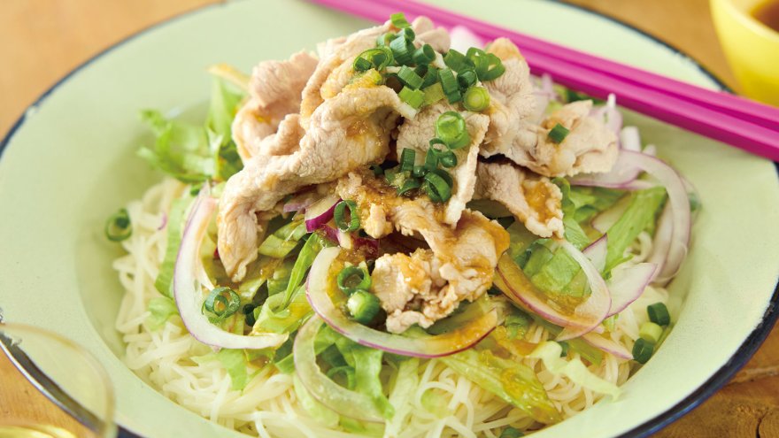 豚しゃぶのスピードあえ麺