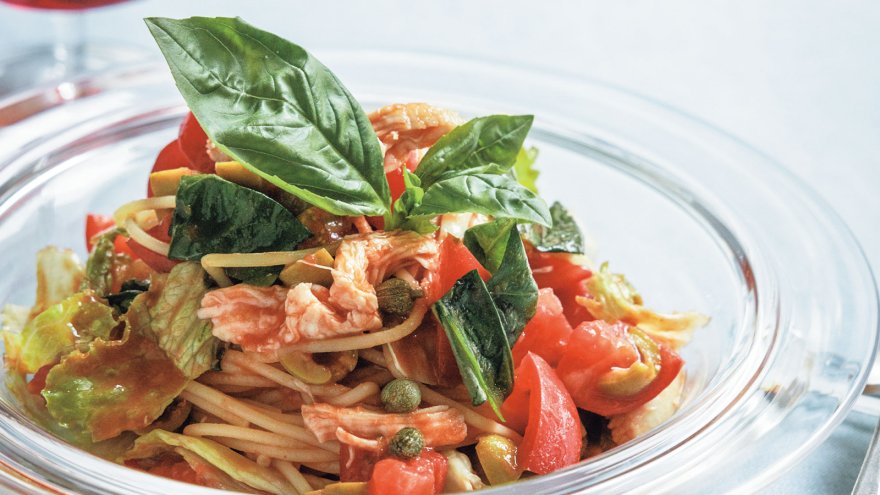 冷たいプッタネスカ