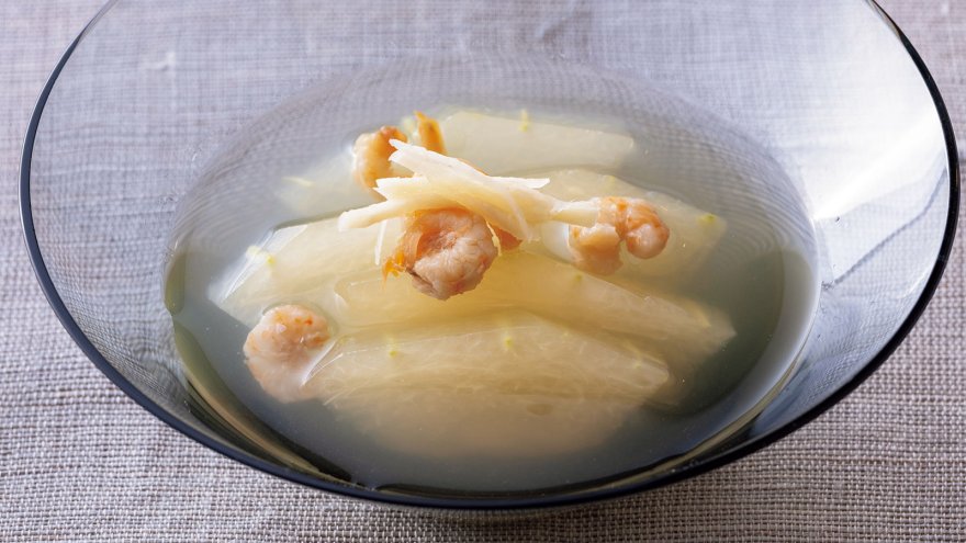 とうがんと干しえびのスープ煮