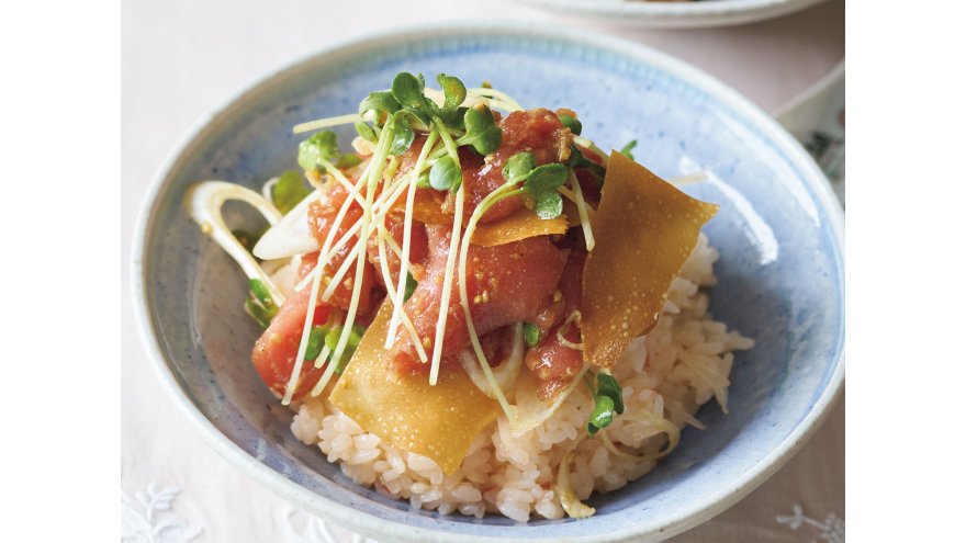 まぐろの中華づけ丼