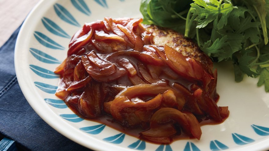 豆腐のポークハンバーグ