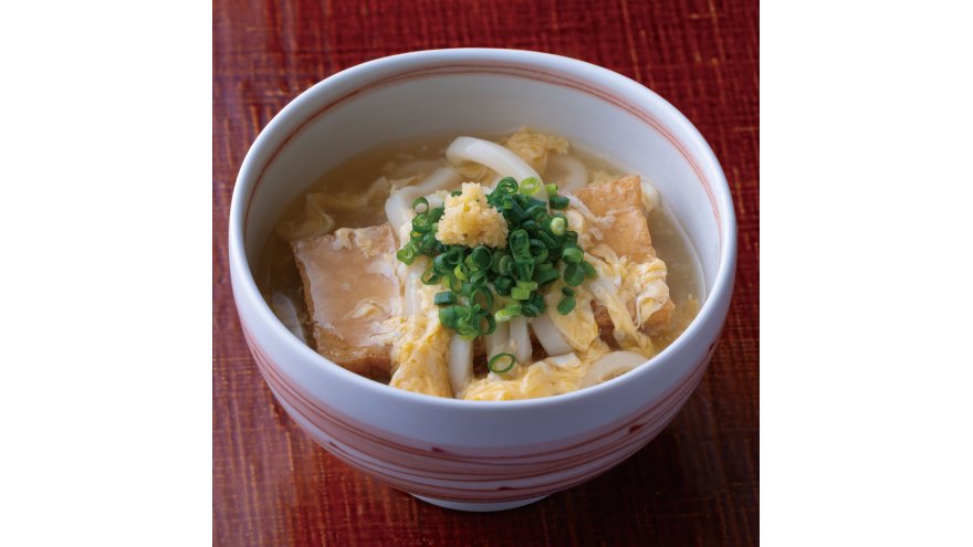 厚揚げ鶏卵うどん