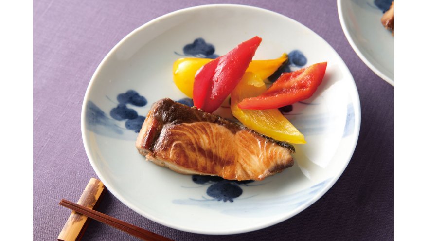 焼きぶりと野菜のはちみつみそ漬け