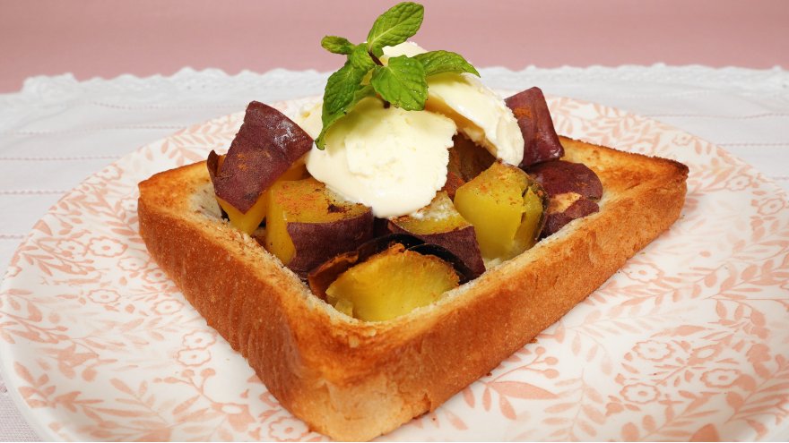 ヘコパン芋アイス