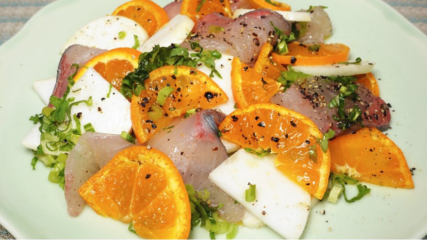 みかんむかんカブパッチョ