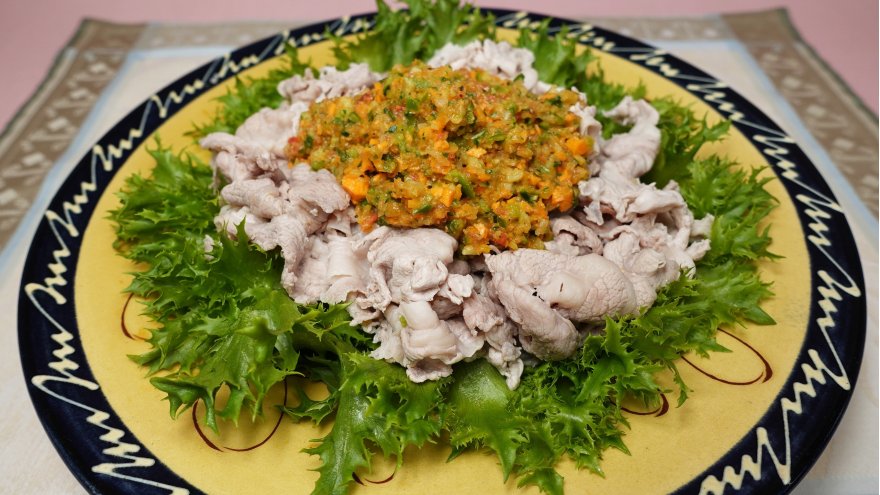 夏野菜の食べるソース