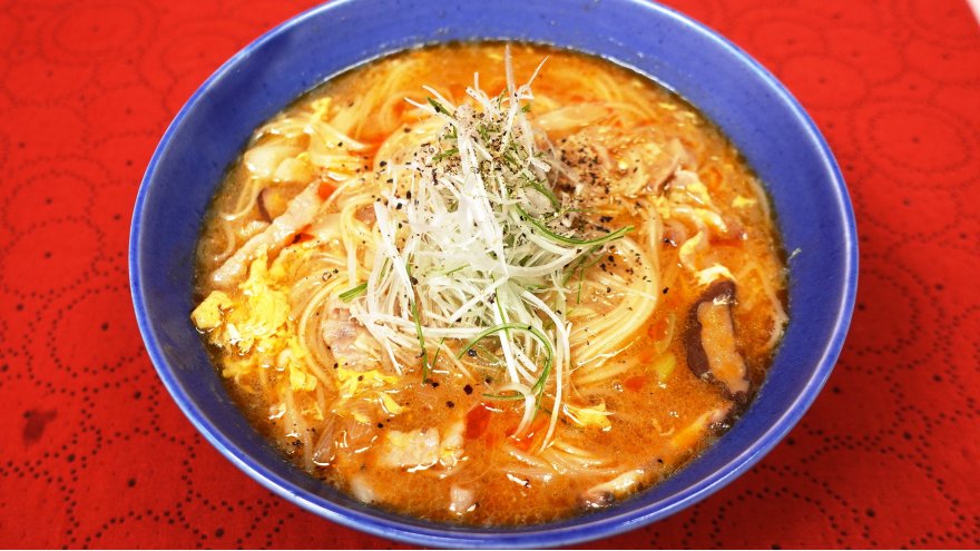 そうめん酸辣湯（サンラータン）