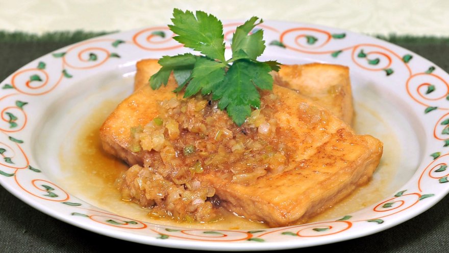 厚揚げ一丁ステーキ