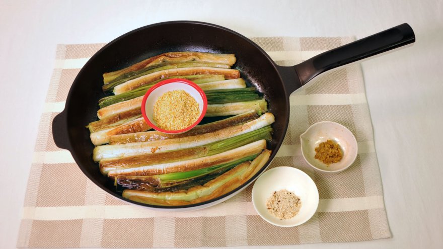 長ねぎの焼くだけ～