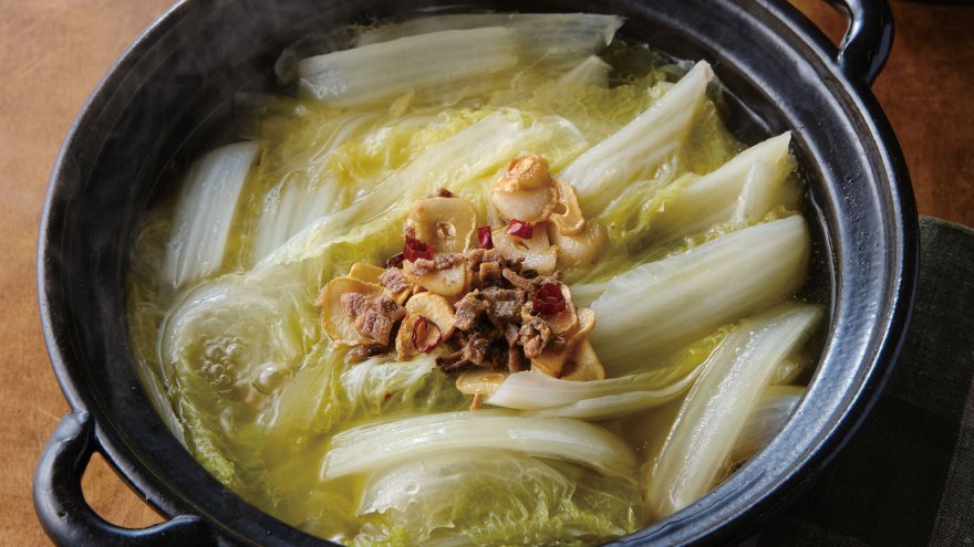 とろとろ白菜のペペロン鍋