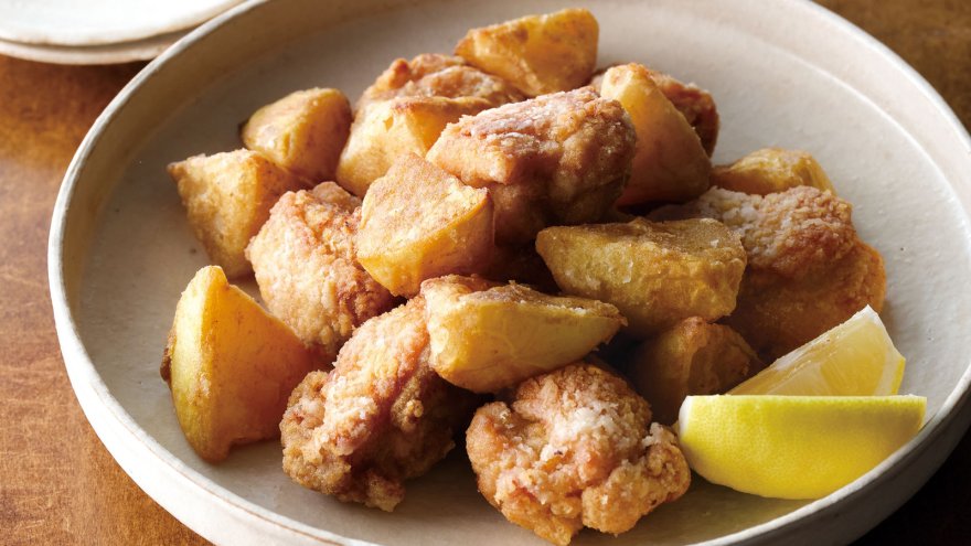 大根と鶏肉のから揚げ