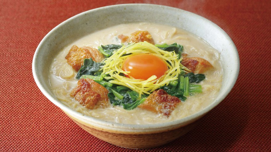 豆乳親子にゅうめん