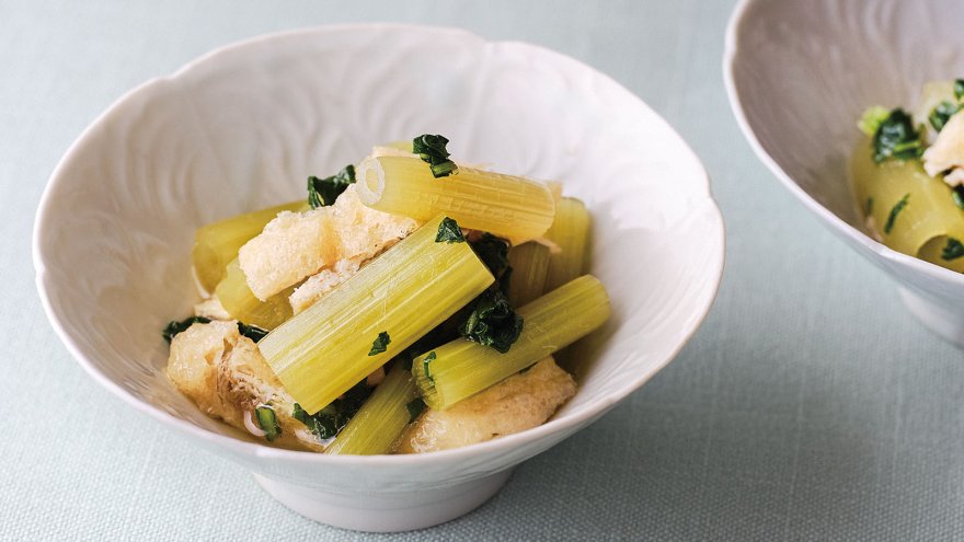 ふきと油揚げの煮物