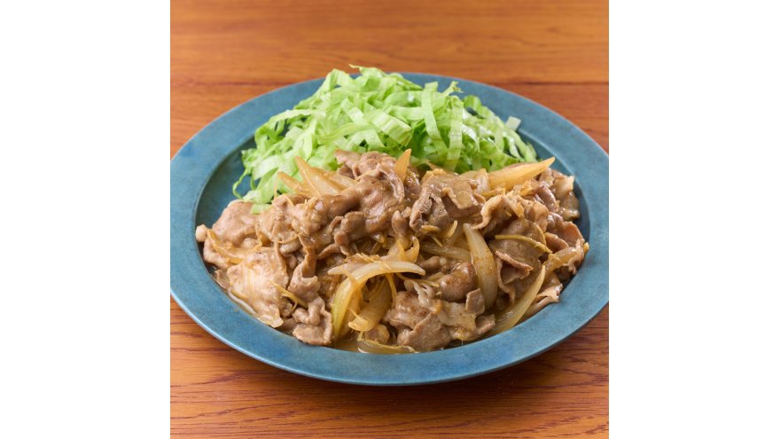 豚肉のマーガリンしょうが焼き