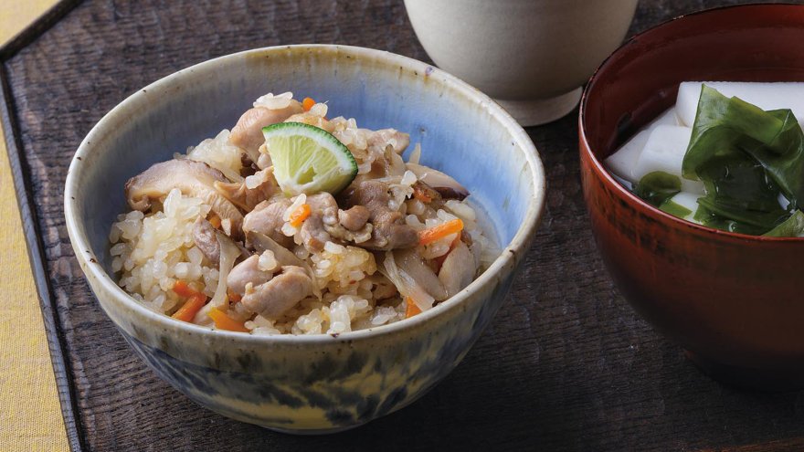 鶏の炊き込みご飯