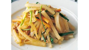 大根の肉みそ炒め