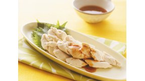 ゆでささ身の梅だれ