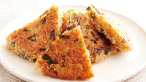 卵とにら入りおこげご飯